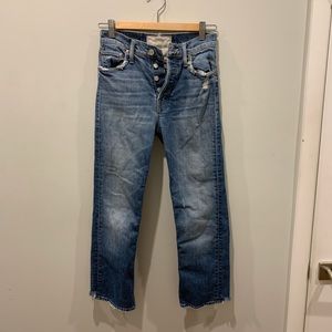 High-waisted jeans, size 24